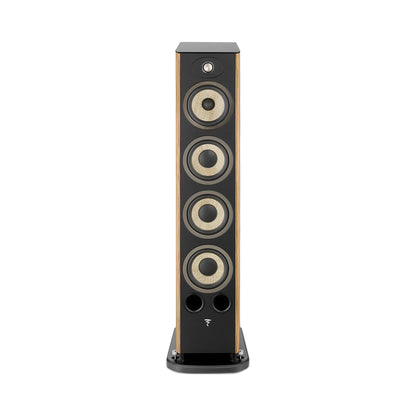 Focal Aria EVO X N°3 Standlautsprecher Nussbaum Frontansicht ohne Abdeckung
