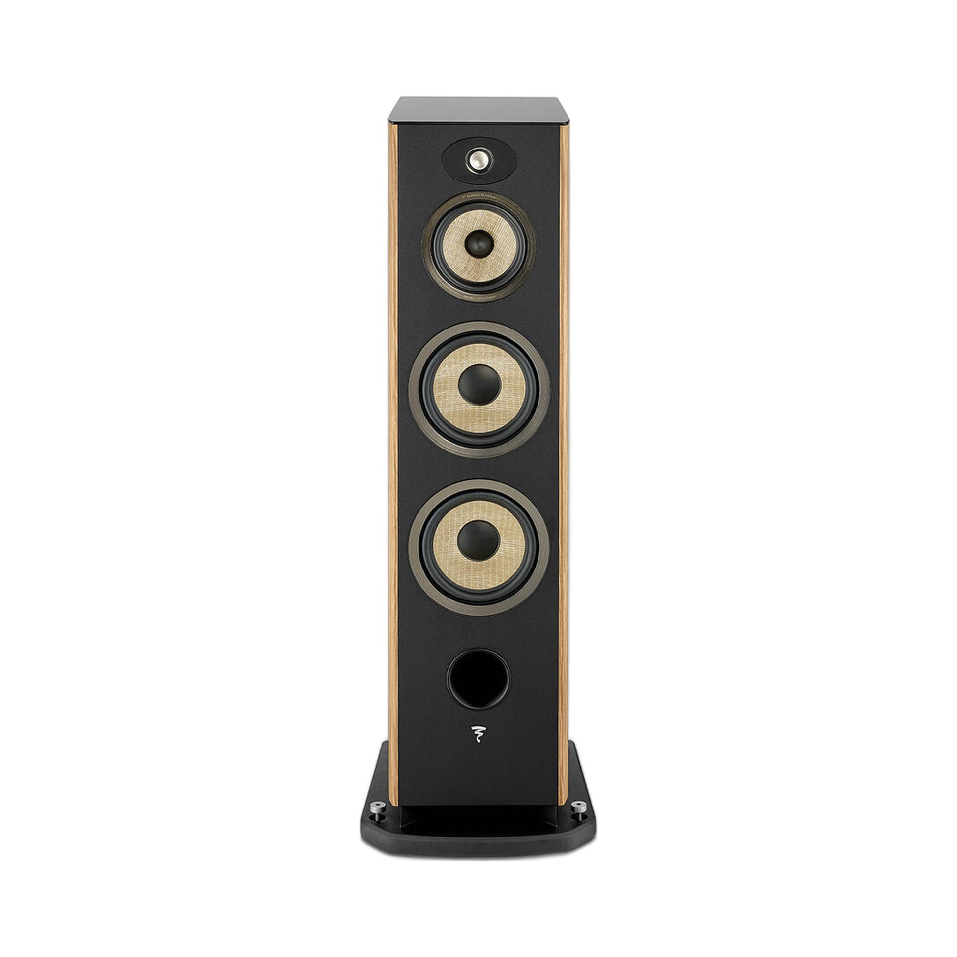 Focal Aria EVO X N°4 Standlautsprecher Nussbaum Frontansicht ohne Abdeckung