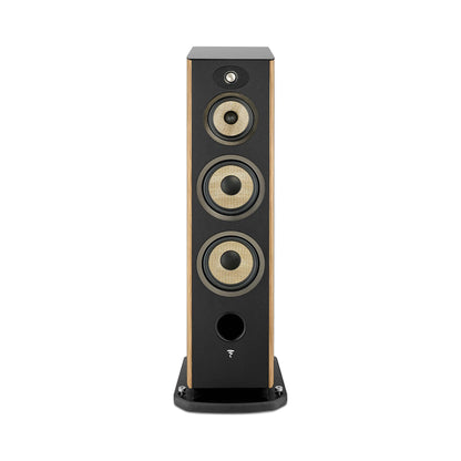 Focal Aria EVO X N°4 Standlautsprecher Nussbaum Frontansicht ohne Abdeckung
