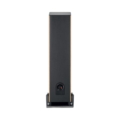 Focal Aria EVO X N°4 Standlautsprecher Nussbaum Rückansicht mit Anschlussfeld