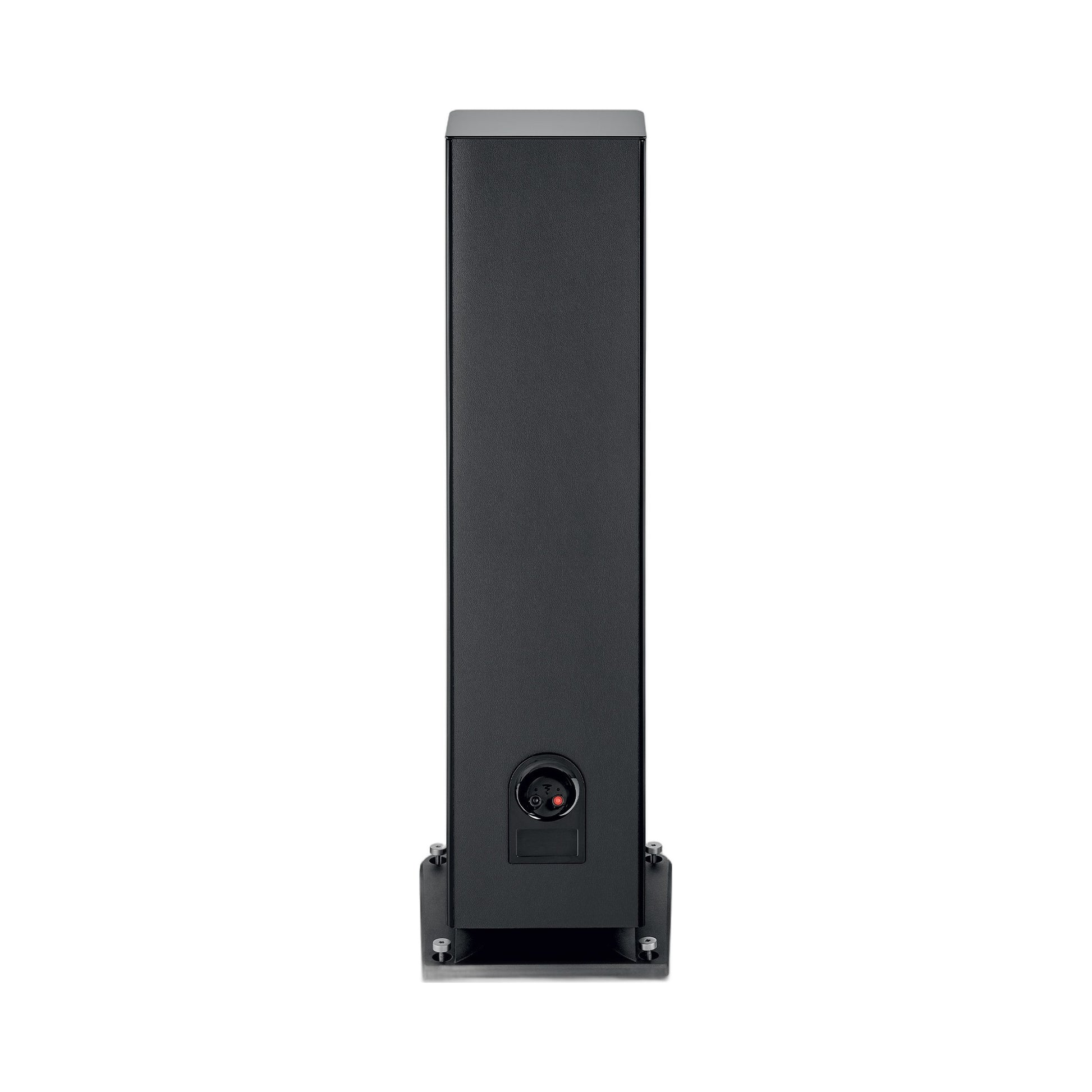 Focal Aria EVO X N°4 Standlautsprecher Schwarz Hochglanz Rückansicht mit Anschlussfeld