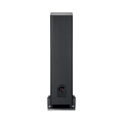 Focal Aria EVO X N°4 Standlautsprecher Schwarz Hochglanz Rückansicht mit Anschlussfeld