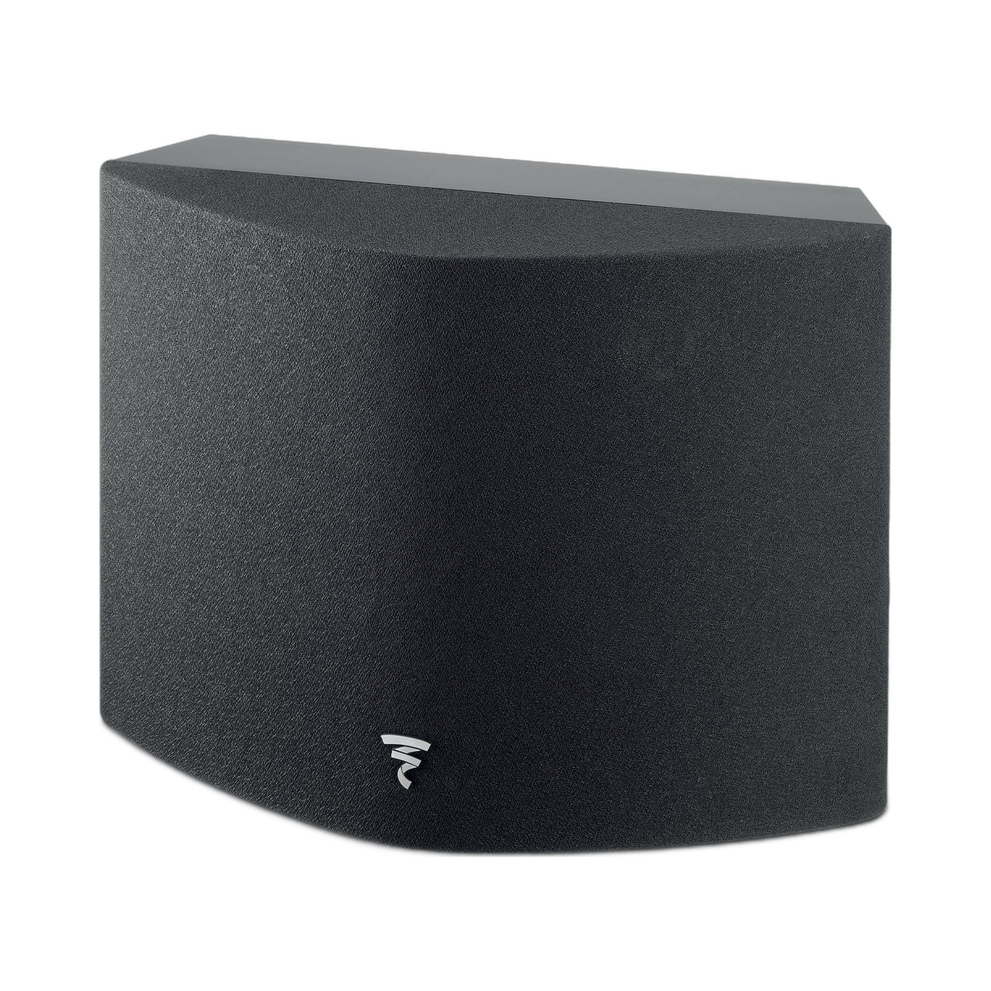Focal Aria SR900 Surround-Lautsprecher Schwarz Schrägansicht mit Abdeckung