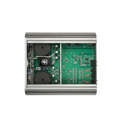 Gato Audio CDD-1 AE CD-Player & DAC Wunschfarbe Hochglanz Innenansicht mit Ringkerntrafos, Netzteil, Platinen
