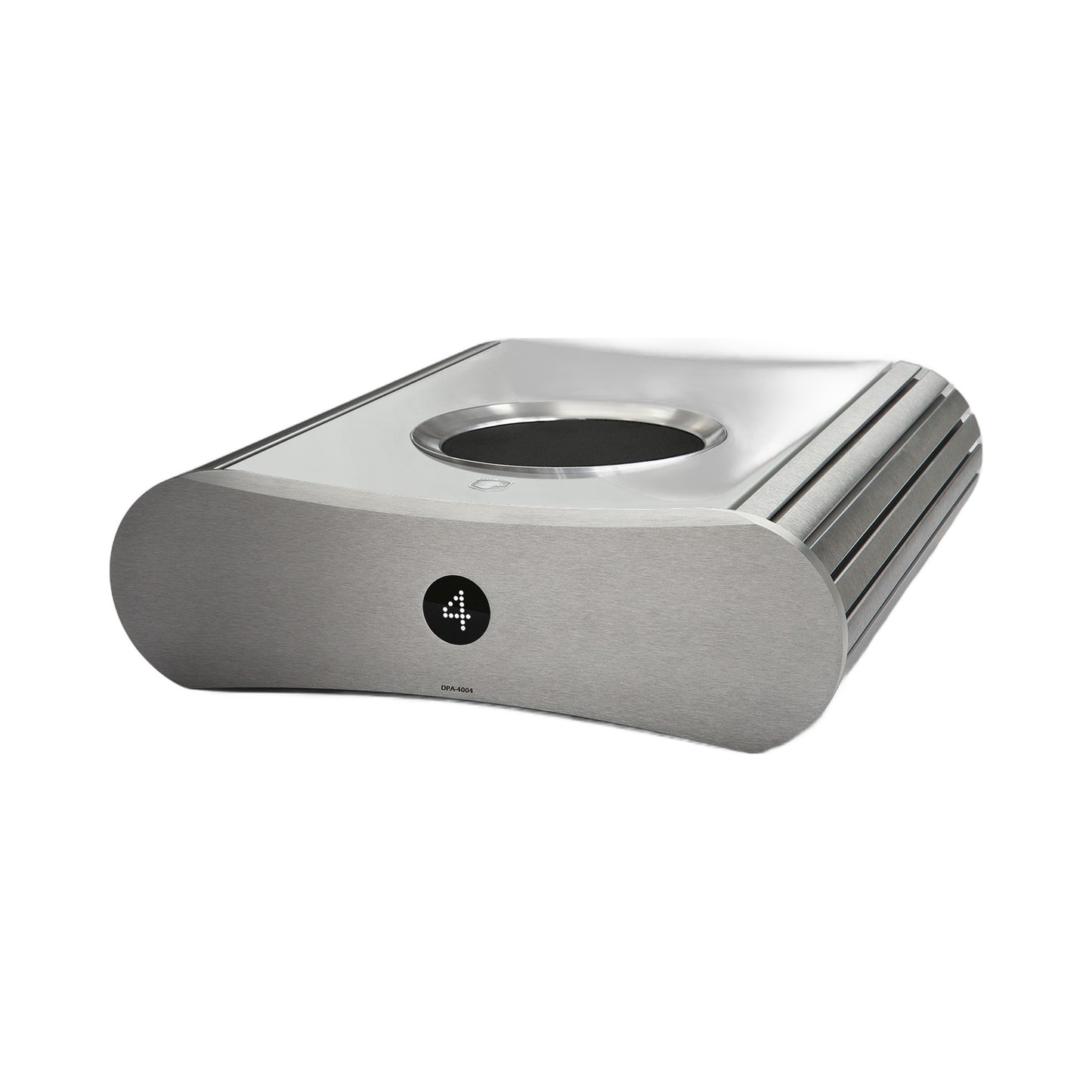 Gato Audio DPA-4004 Mehrkanal-Endverstärker Weiss Hochglanz Schrägansicht
