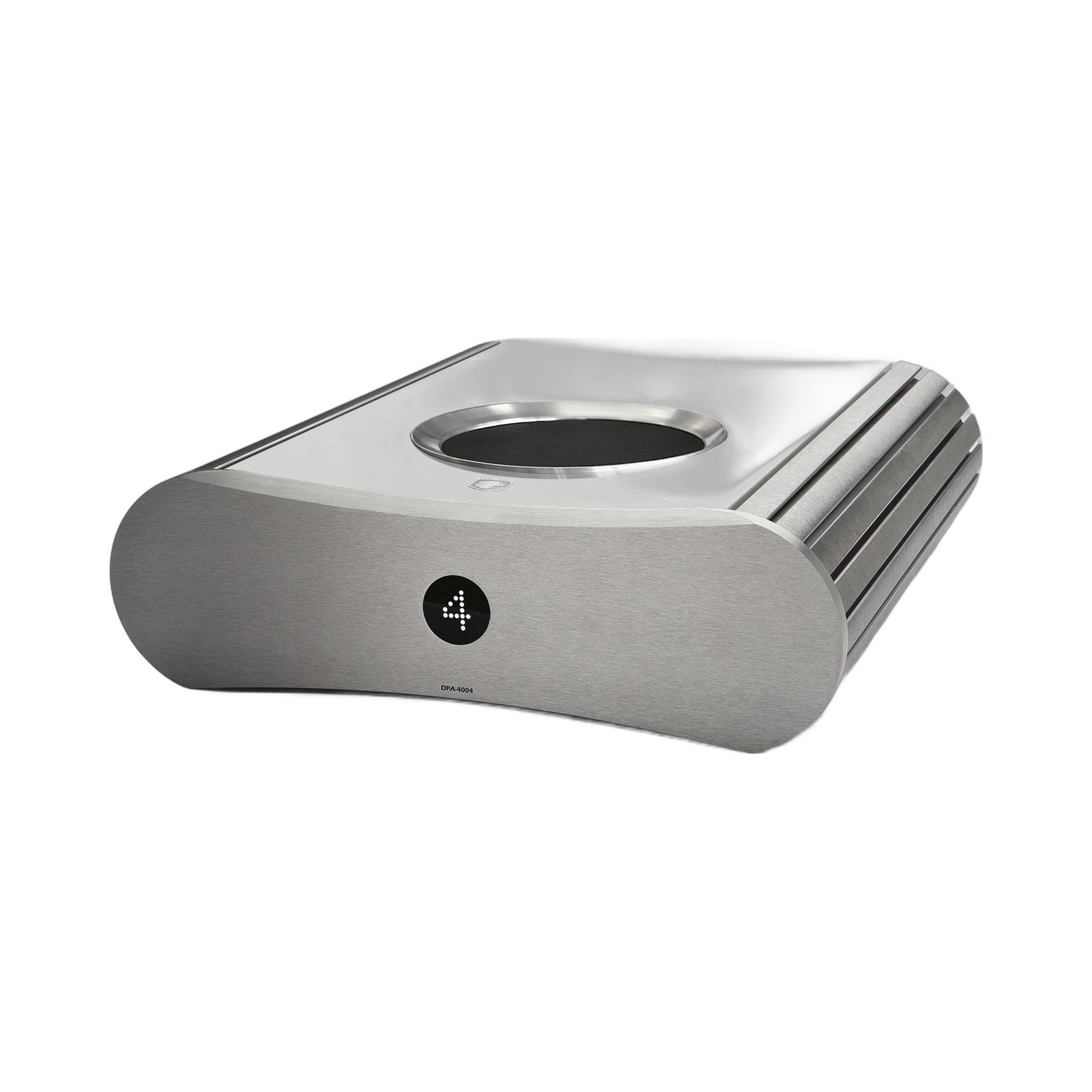 Gato Audio DPA-4004 Mehrkanal-Endverstärker Weiss Hochglanz Schrägansicht