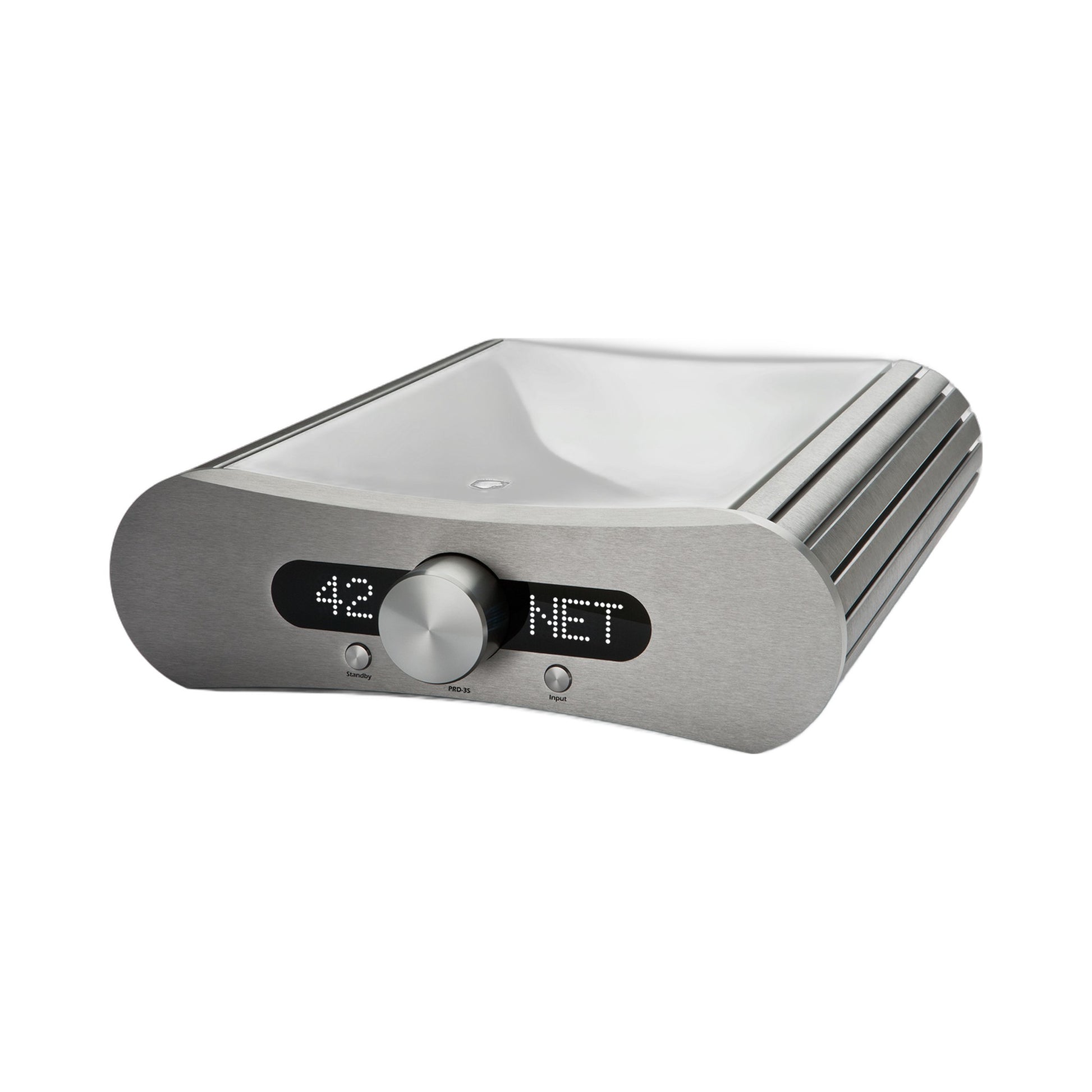 Gato Audio PRD-3S NPM Streaming-Vorverstärker Weiss Hochglanz Schrägansicht