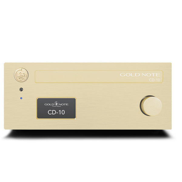 Gold Note CD-10 CD-Player Frontansicht in Gold
