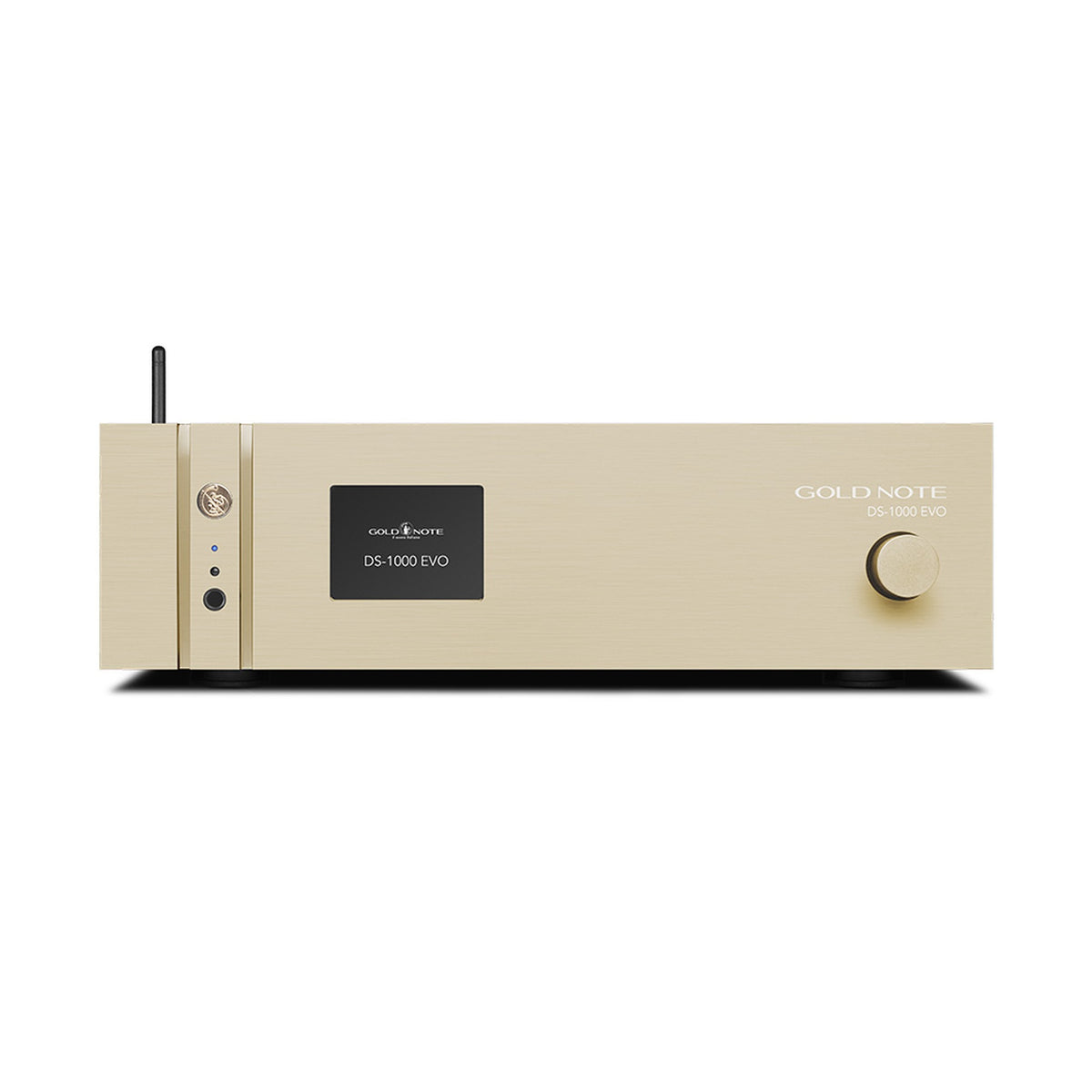 Gold Note DS-1000 EVO Line Streaming-DAC Gold Frontansicht