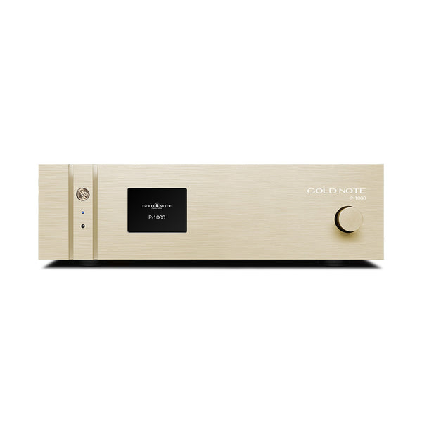 Gold Note P-1000 MKII Deluxe Vorverstärker Gold Frontansicht