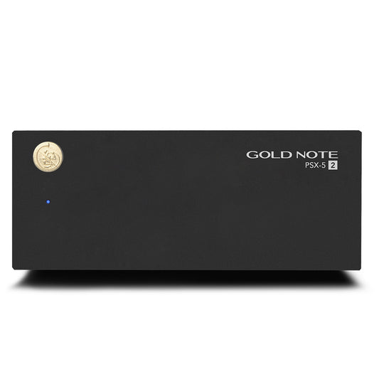 Gold Note PSX-5.2 Netzteil für Serie 5 Frontansicht in Schwarz