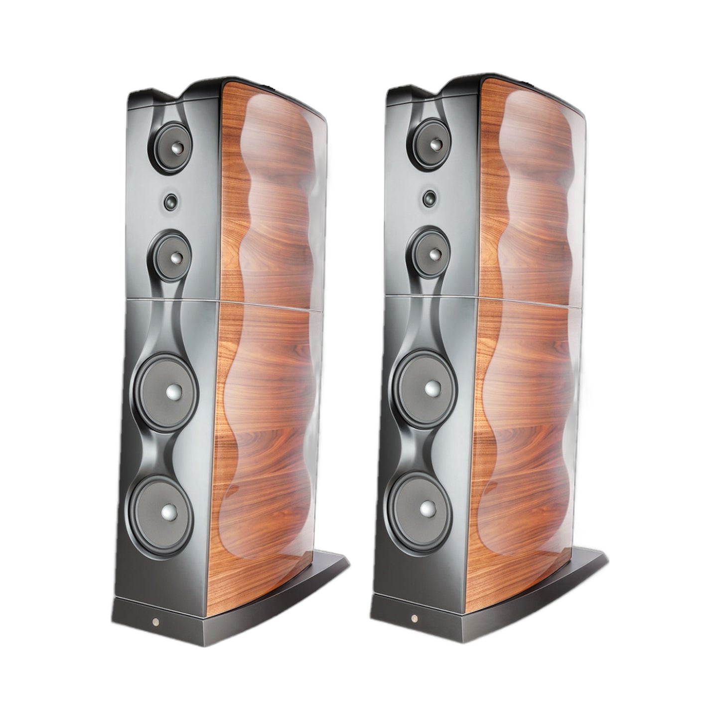 Gold Note XS-85 Standlautsprecher Nussbaum Hochglanz Stereopaar
