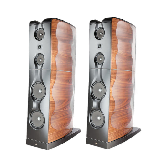 Gold Note XS-85 Standlautsprecher Nussbaum Hochglanz Stereopaar
