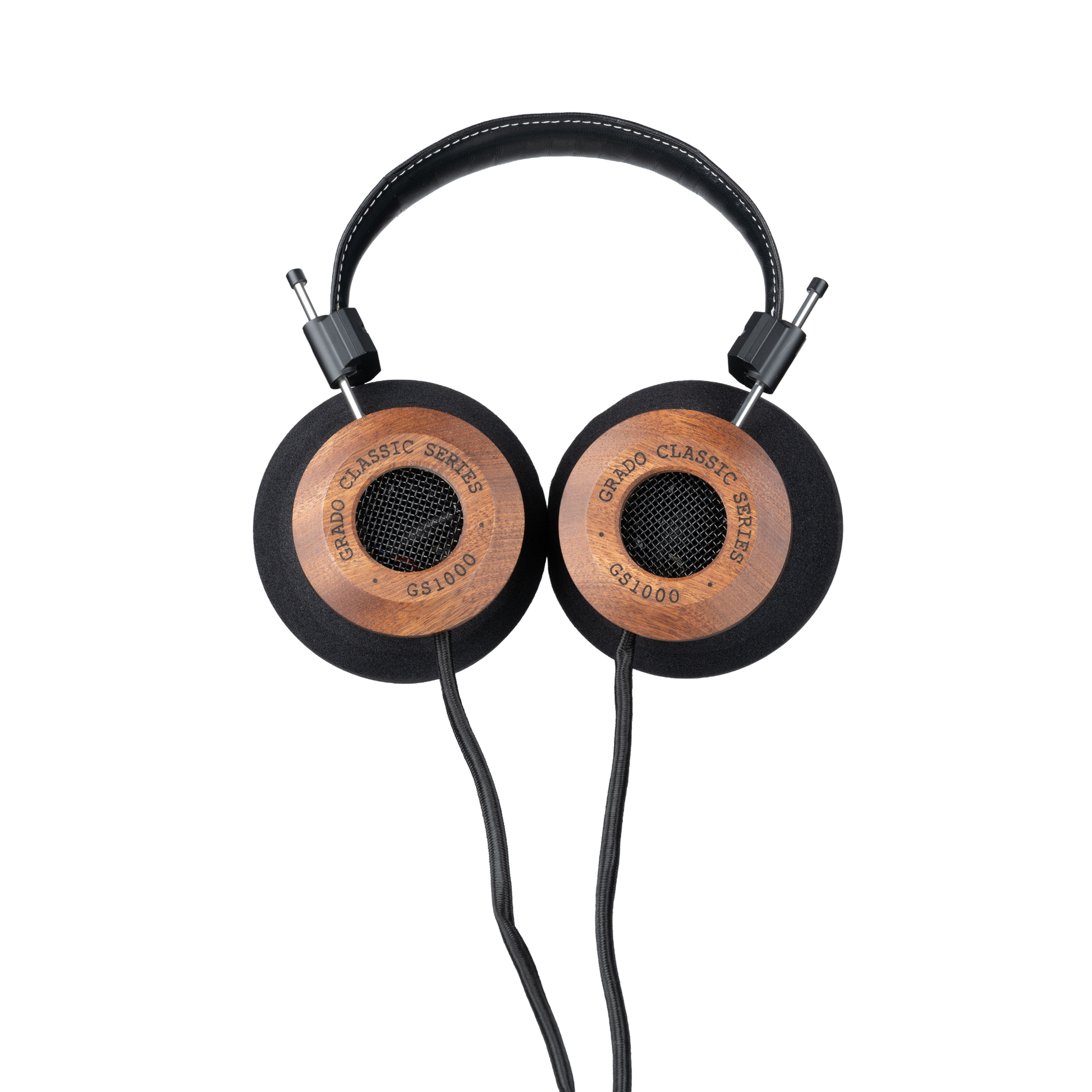 Grado Classic GS1000 Open-Back-Kopfhörer Frontansicht beider Hörmuscheln mit Holzgehäuse