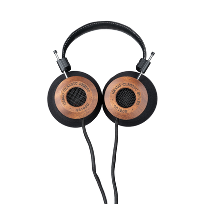 Grado Classic GS1000 Open-Back-Kopfhörer Frontansicht beider Hörmuscheln mit Holzgehäuse