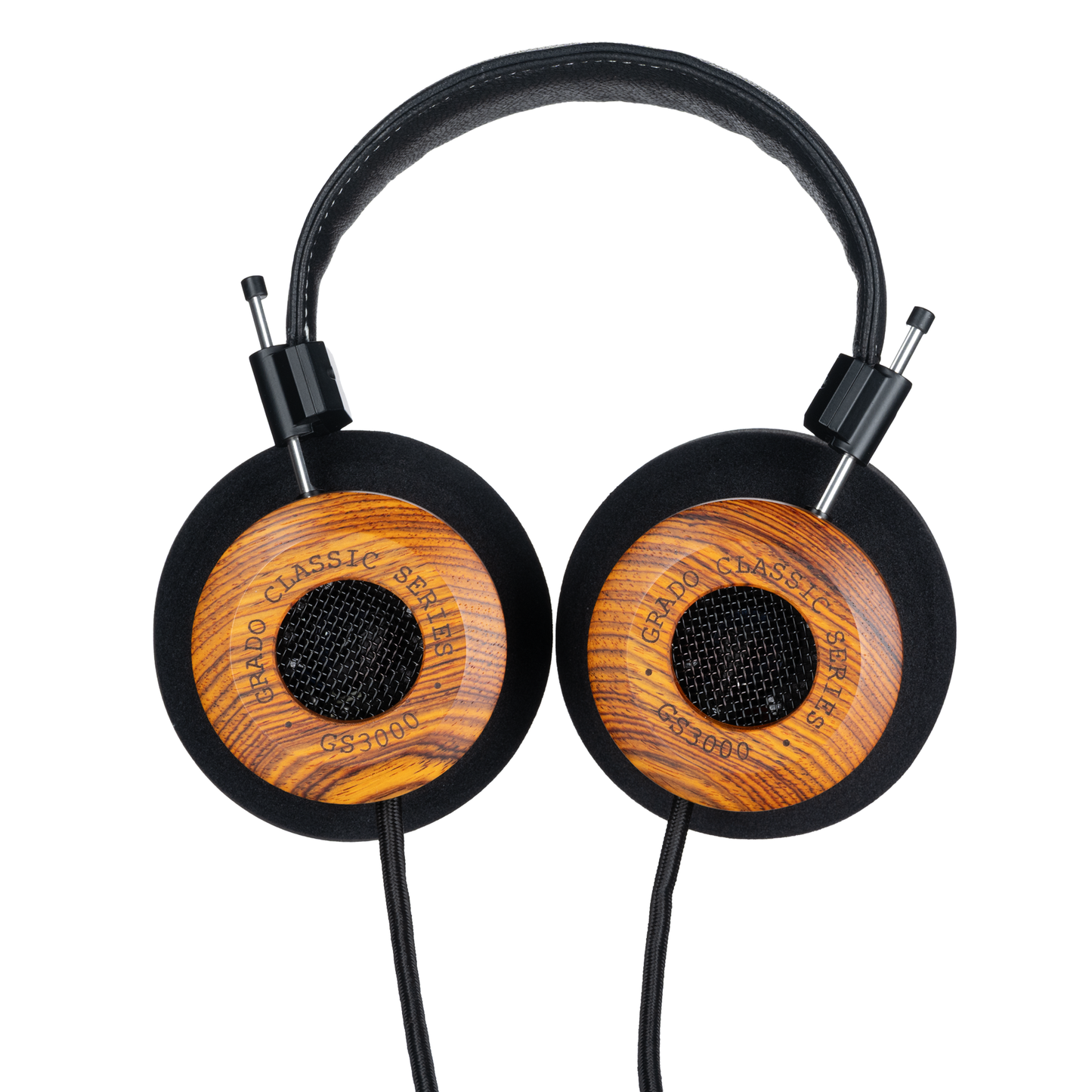 Grado Classic GS3000 Open-Back-Kopfhörer Frontansicht beider Hörmuscheln mit Holzgehäuse