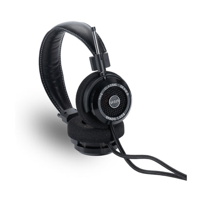 Grado Classic SR325 Open-Back-Kopfhörer Schrägansicht von der Seite mit Anschlusskabel