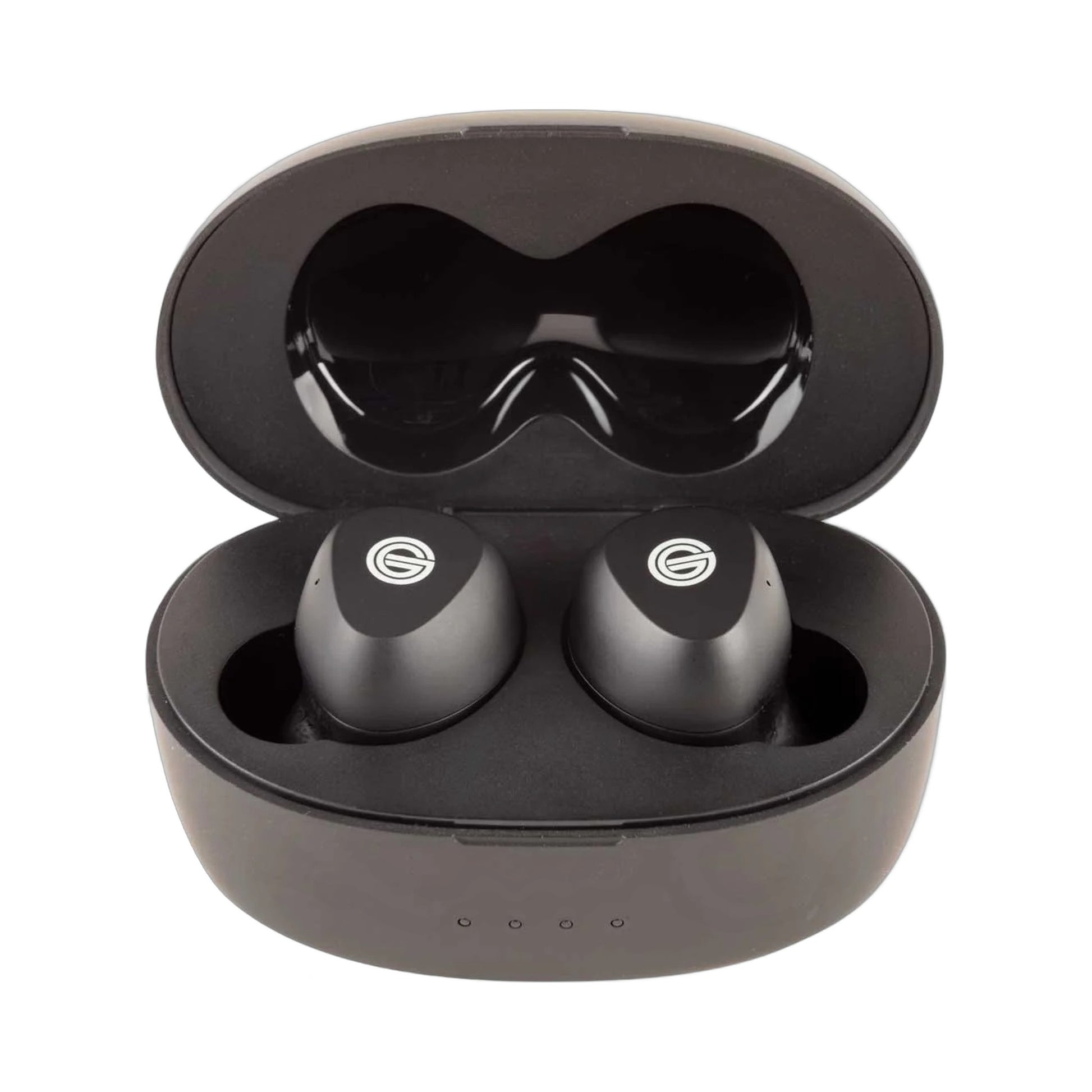 Grado GT220 True-Wireless-In-Ear-Kopfhörer Detailansicht geöffnete Ladebox mit beiden Ohrhörern