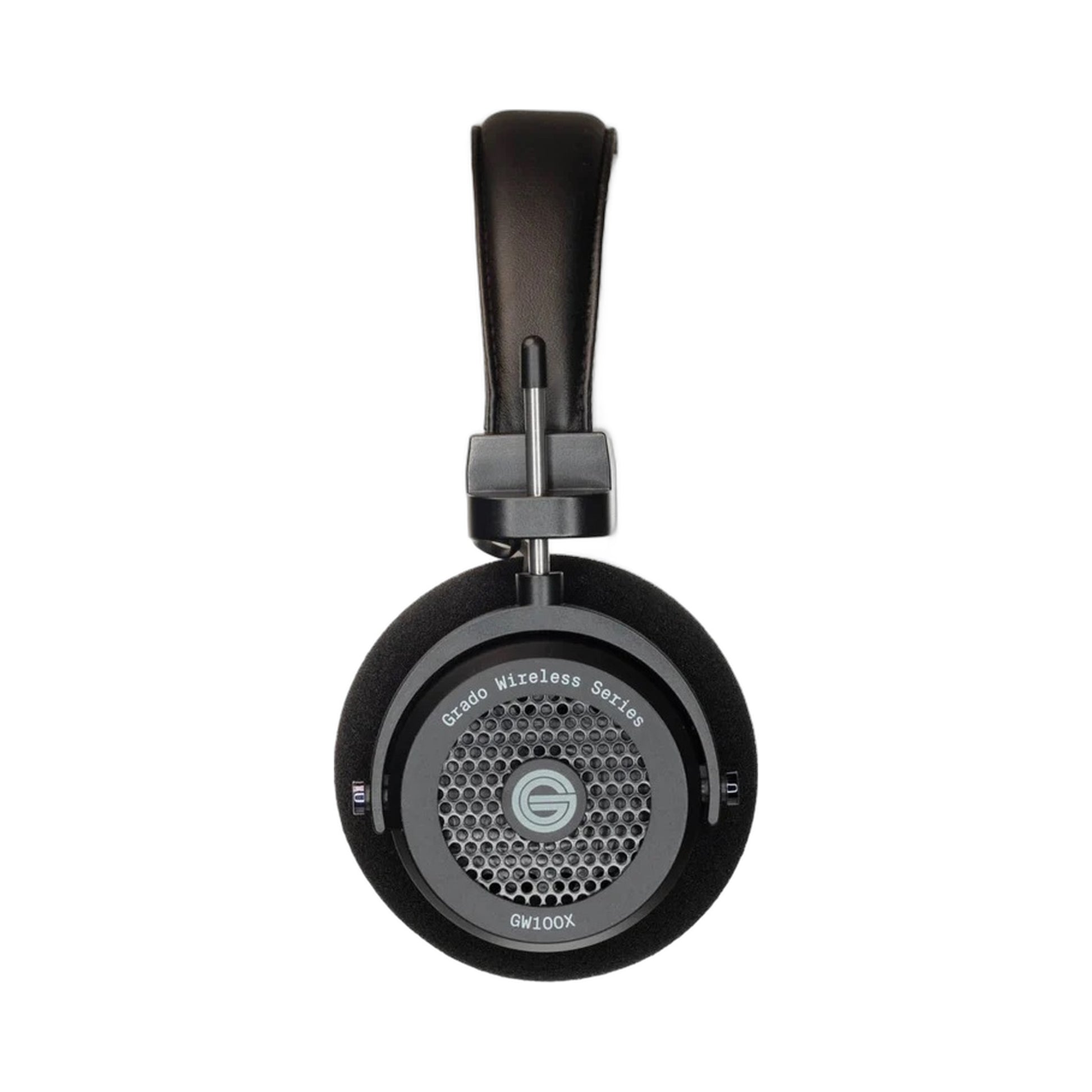 Grado GW100 X Open-Back Bluetooth-Kopfhörer Frontansicht auf das offene Metallgitter der Hörmuschel