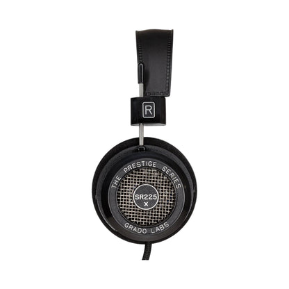 Grado Prestige SR225x Open-Back-Kopfhörer Frontansicht der Ohrmuschel mit Grado-Labs-Gitter
