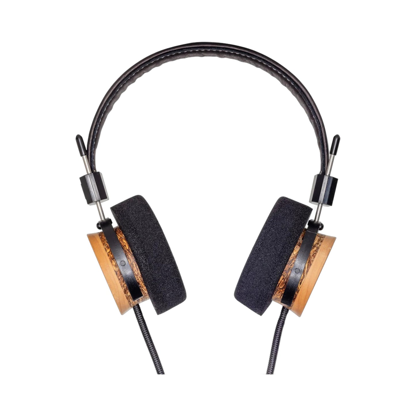 Grado Reference RS2x Open-Back-Kopfhörer Rückansicht mit schwarzen Schaumstoff-Ohrpolstern
