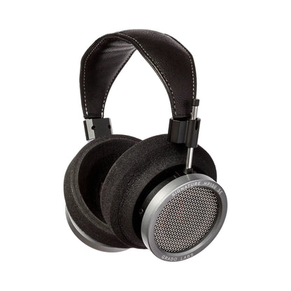 Grado Signature HP100 SE Open-Back-Kopfhörer Schrägansicht von rechts mit Metallgitter der Ohrmuschel