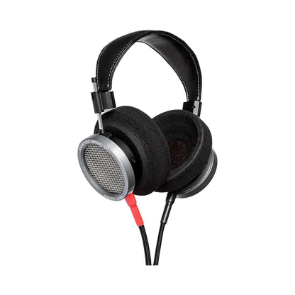 Grado Signature HP100 SE Open-Back-Kopfhörer Schrägansicht von links mit Anschlusskabel