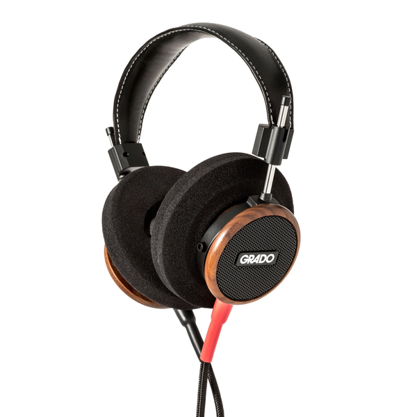 Grado Signature S550 Open-Back-Kopfhörer Schrägansicht von rechts mit Holz-Ohrmuscheln