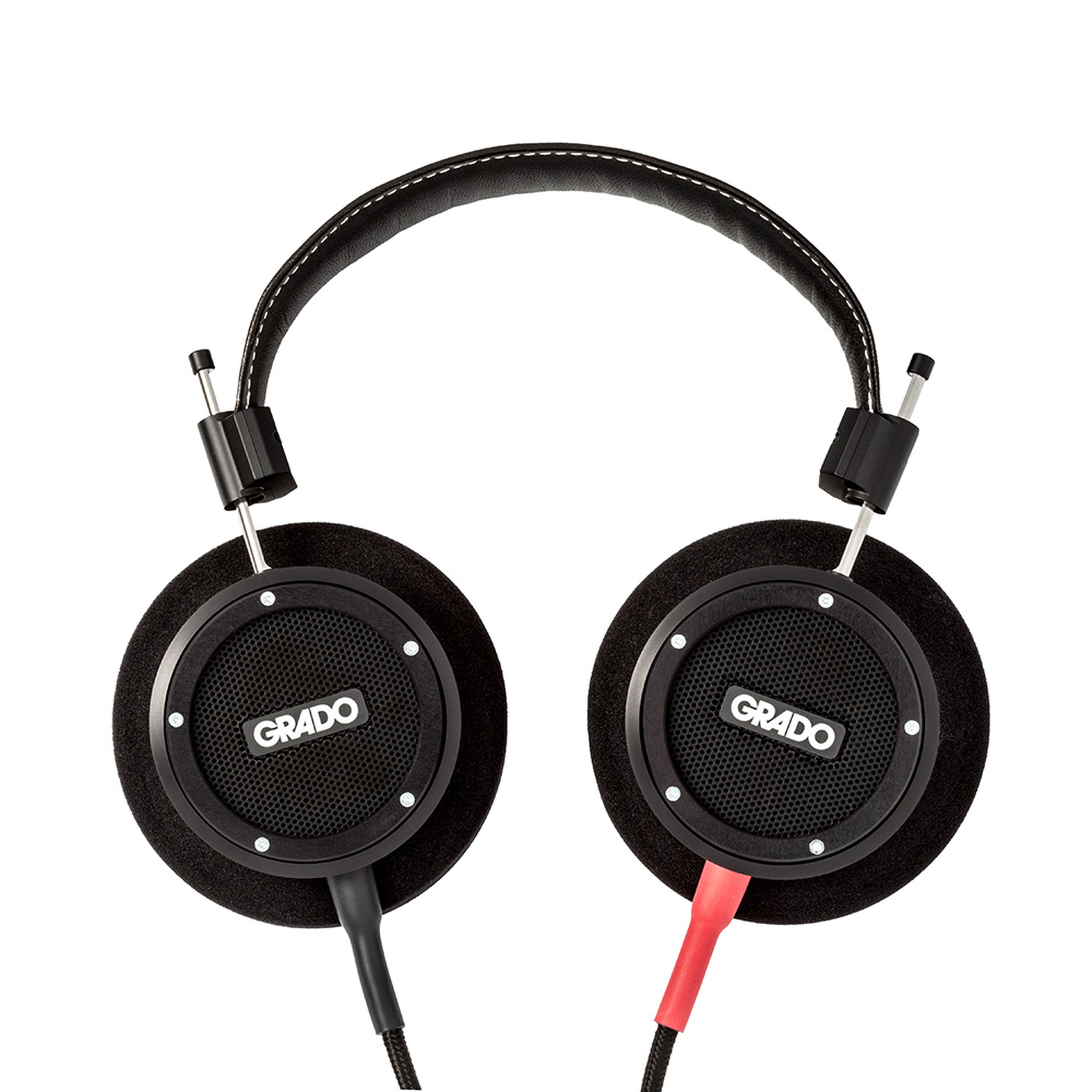Grado Signature S750 Open-Back-Kopfhörer Frontansicht beider Ohrmuscheln mit Metallgittern