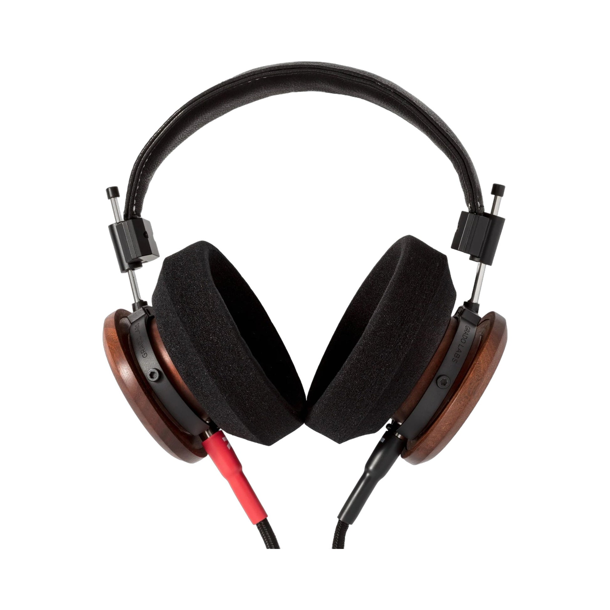 Grado Signature S950 Open-Back-Kopfhörer Rückansicht mit aufgeklappten Ohrpolstern aus Schaumstoff