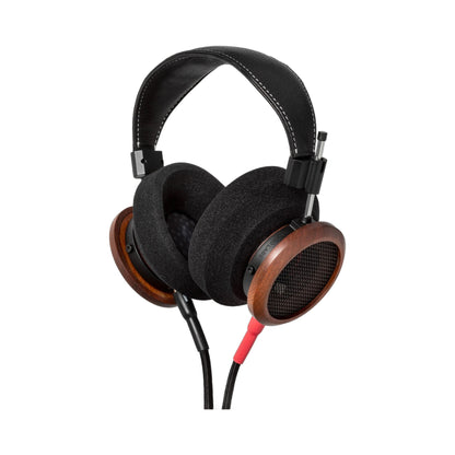 Grado Signature S950 Open-Back-Kopfhörer Schrägansicht von rechts mit Lederkopfbügel