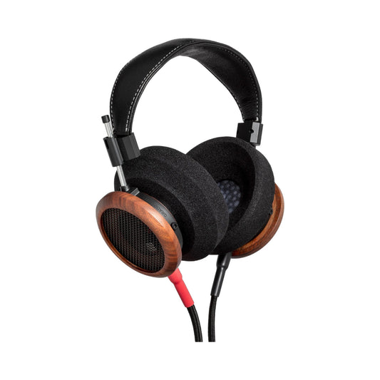 Grado Signature S950 Open-Back-Kopfhörer Schrägansicht von links mit Holz-Ohrmuscheln