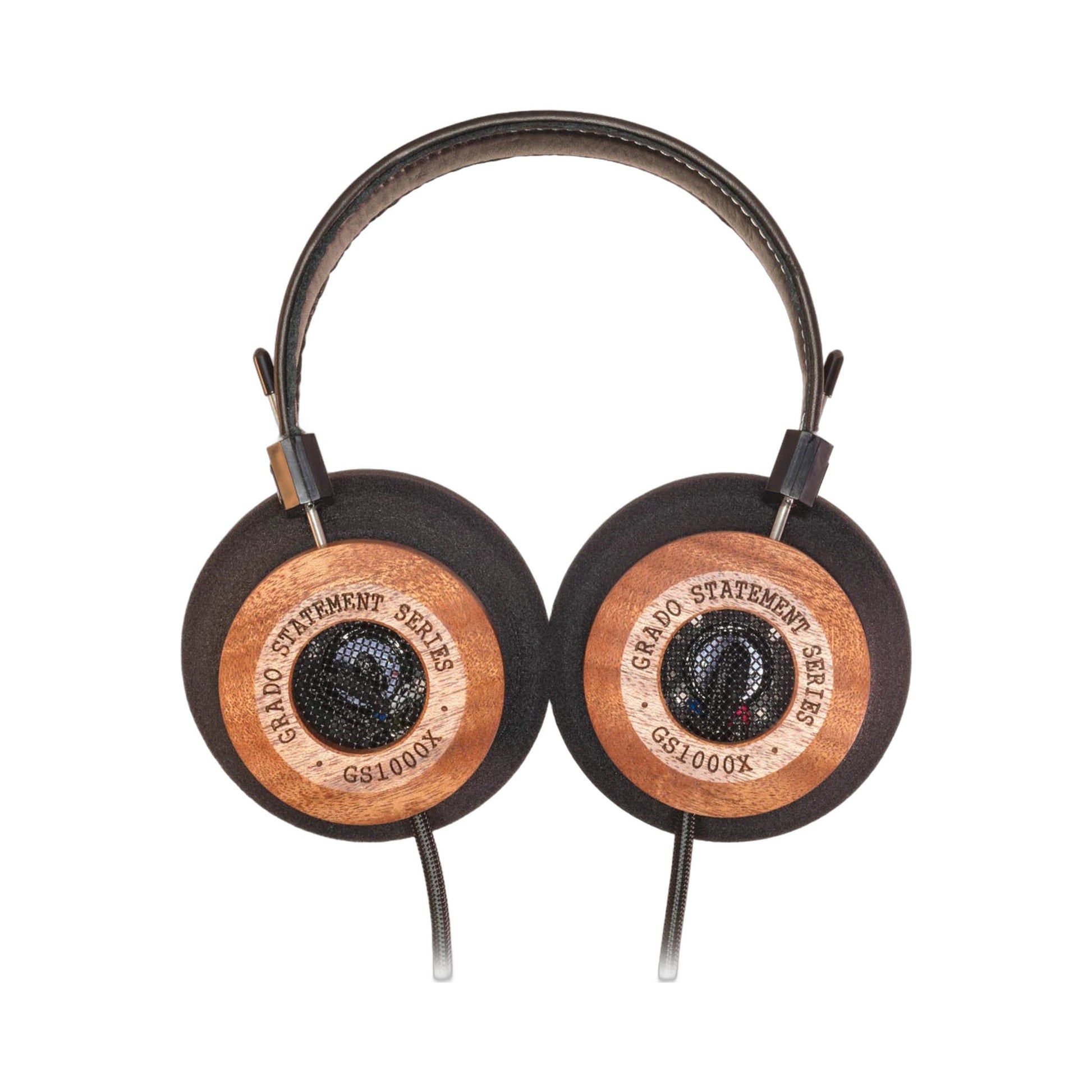 Grado Statement GS1000x Open-Back-Kopfhörer Frontansicht beider Ohrmuscheln nebeneinander