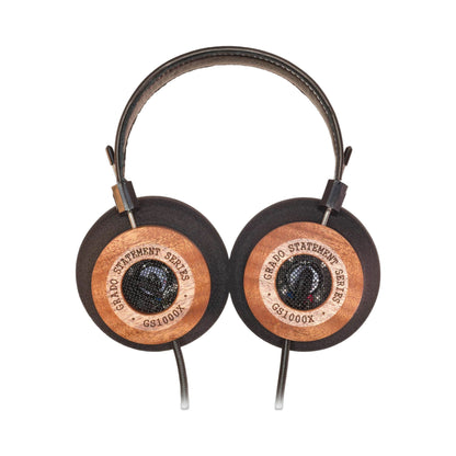 Grado Statement GS1000x Open-Back-Kopfhörer Frontansicht beider Ohrmuscheln nebeneinander