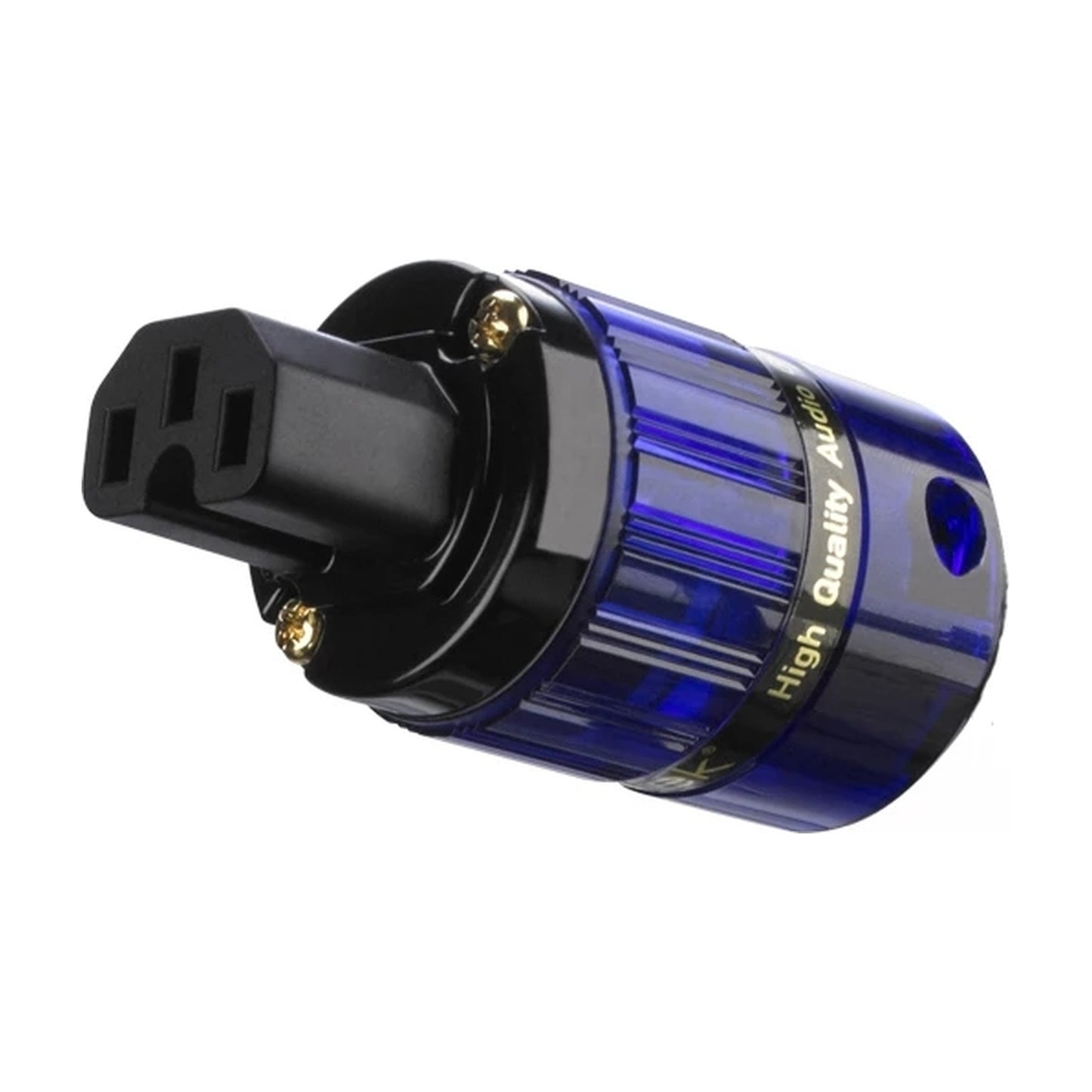 IsoTek 24ct Gold Audiophile Connectors Detailansicht C13-Kupplung