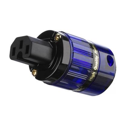 IsoTek 24ct Gold Audiophile Connectors Detailansicht C13-Kupplung