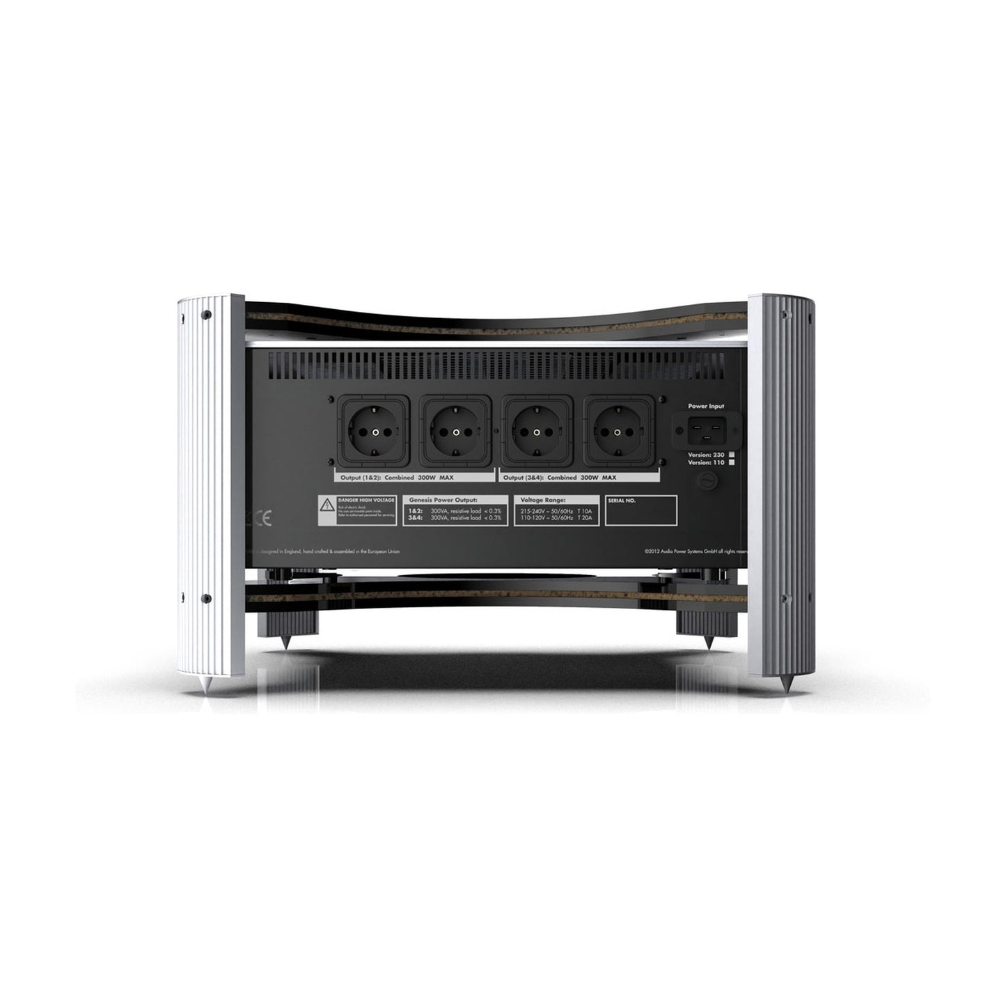 IsoTek EVO3 Genesis Netzfilter Rückansicht mit Anschlüssen