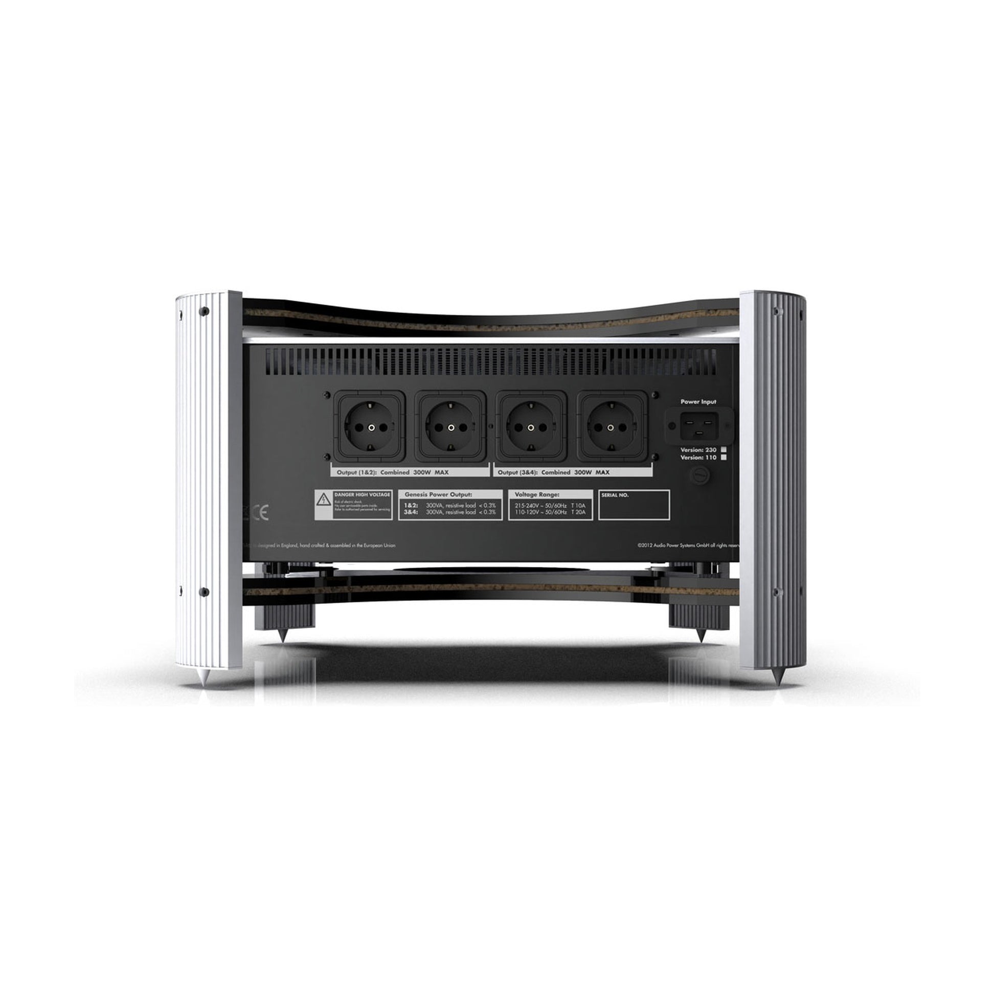 IsoTek EVO3 Genesis Netzfilter Rückansicht mit Anschlüssen