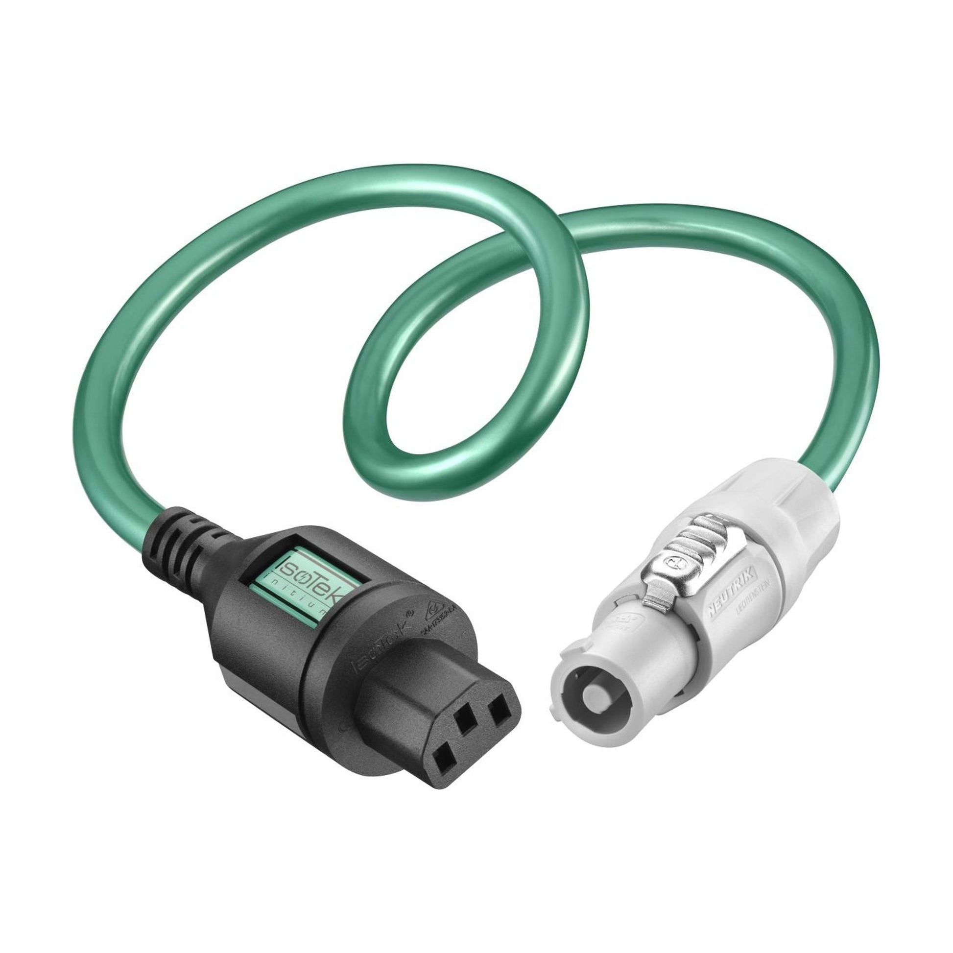 IsoTek EVO3 Initium Netzkabel mit Neutrik powerCON-Steckverbinder, Detailansicht