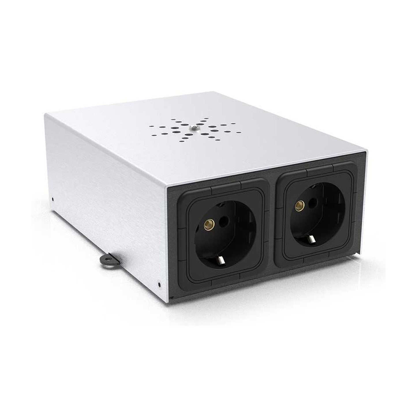 IsoTek EVO3 Mini Mira Netzfilter Rückansicht mit Anschlüssen