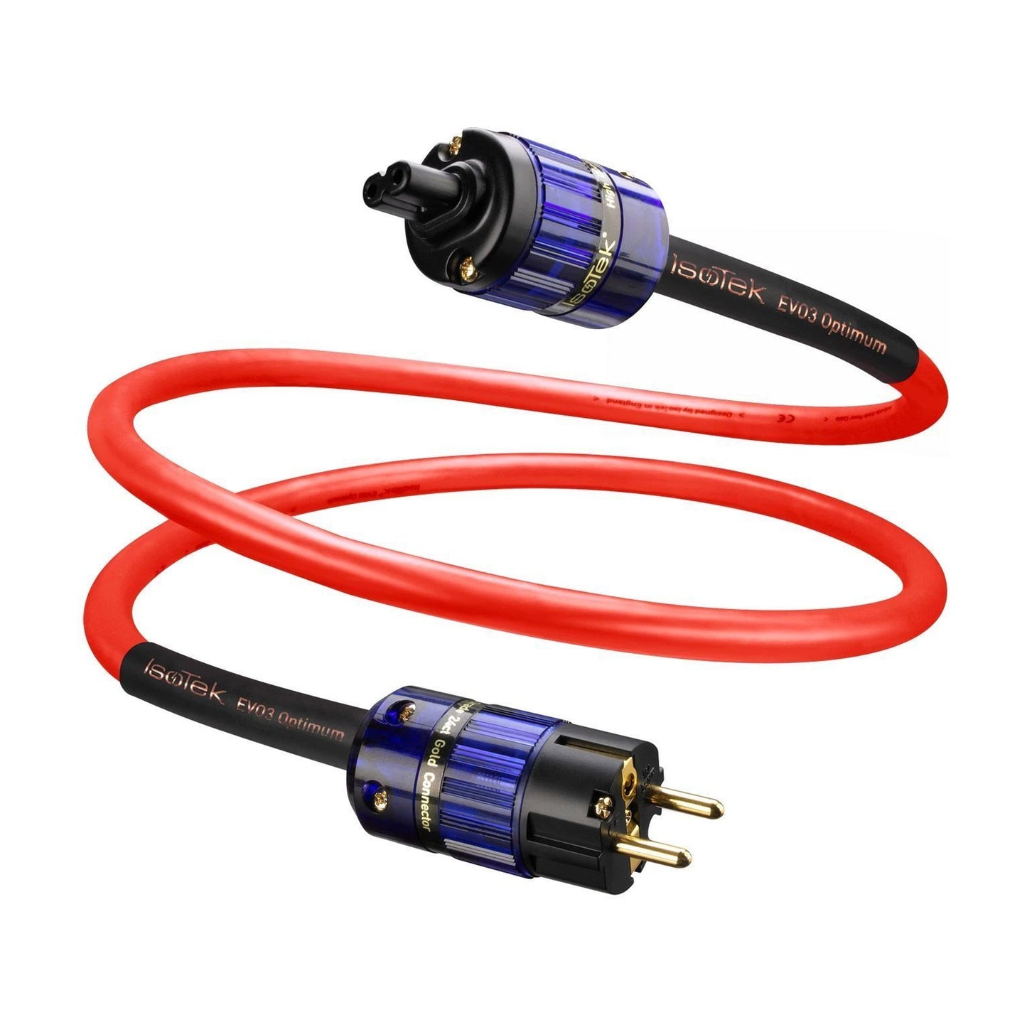 IsoTek EVO3 Optimum Netzkabel – Schuko-Stecker auf C5-Kaltgerätestecker