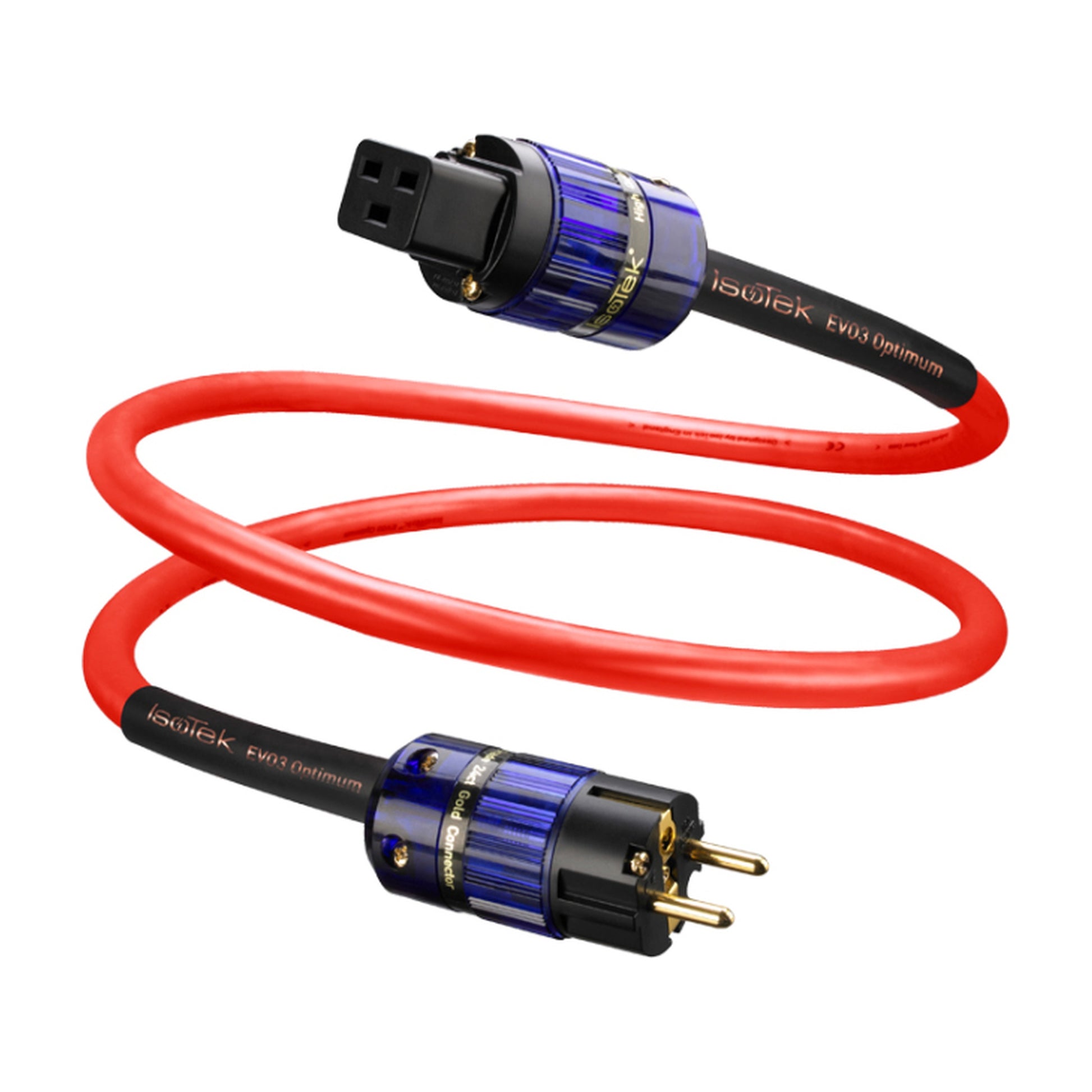 IsoTek EVO3 Optimum Netzkabel – Schuko-Stecker auf C19-Kupplung