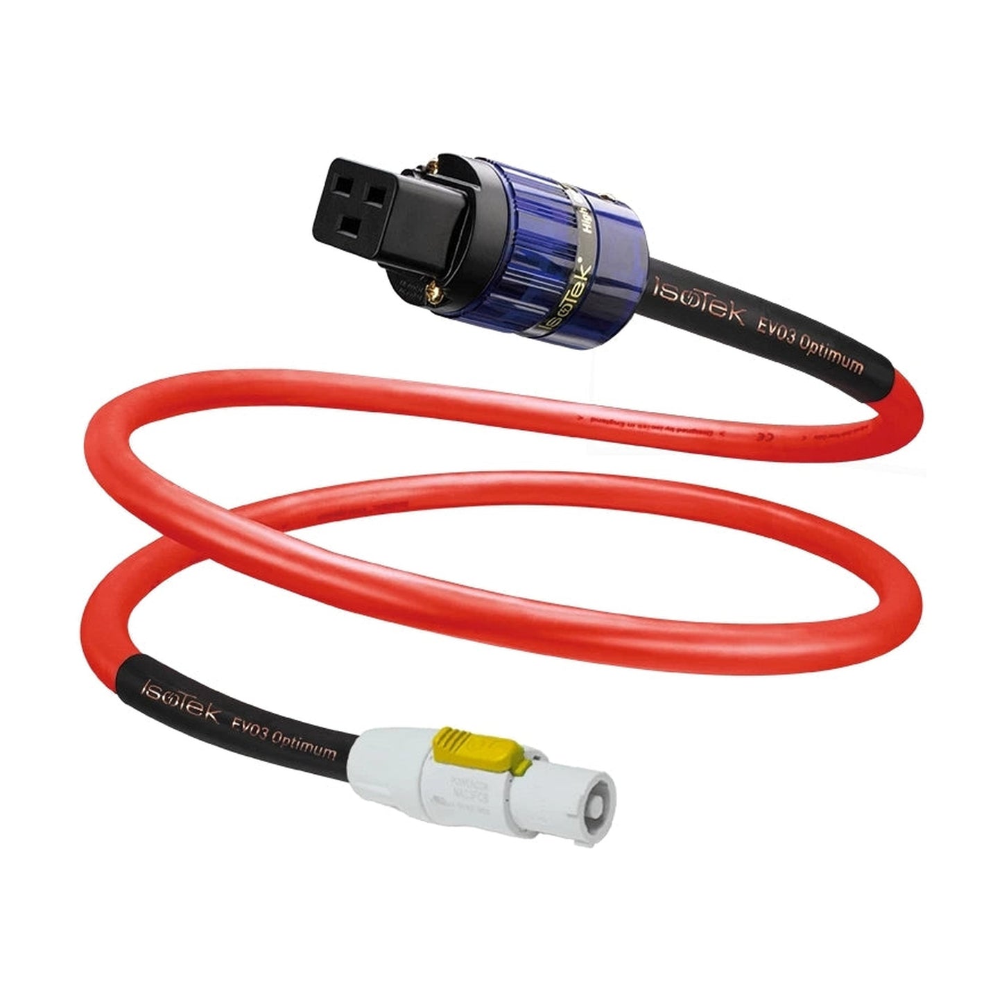 IsoTek EVO3 Optimum Netzkabel – powerCON-Anschluss auf C19-Kupplung
