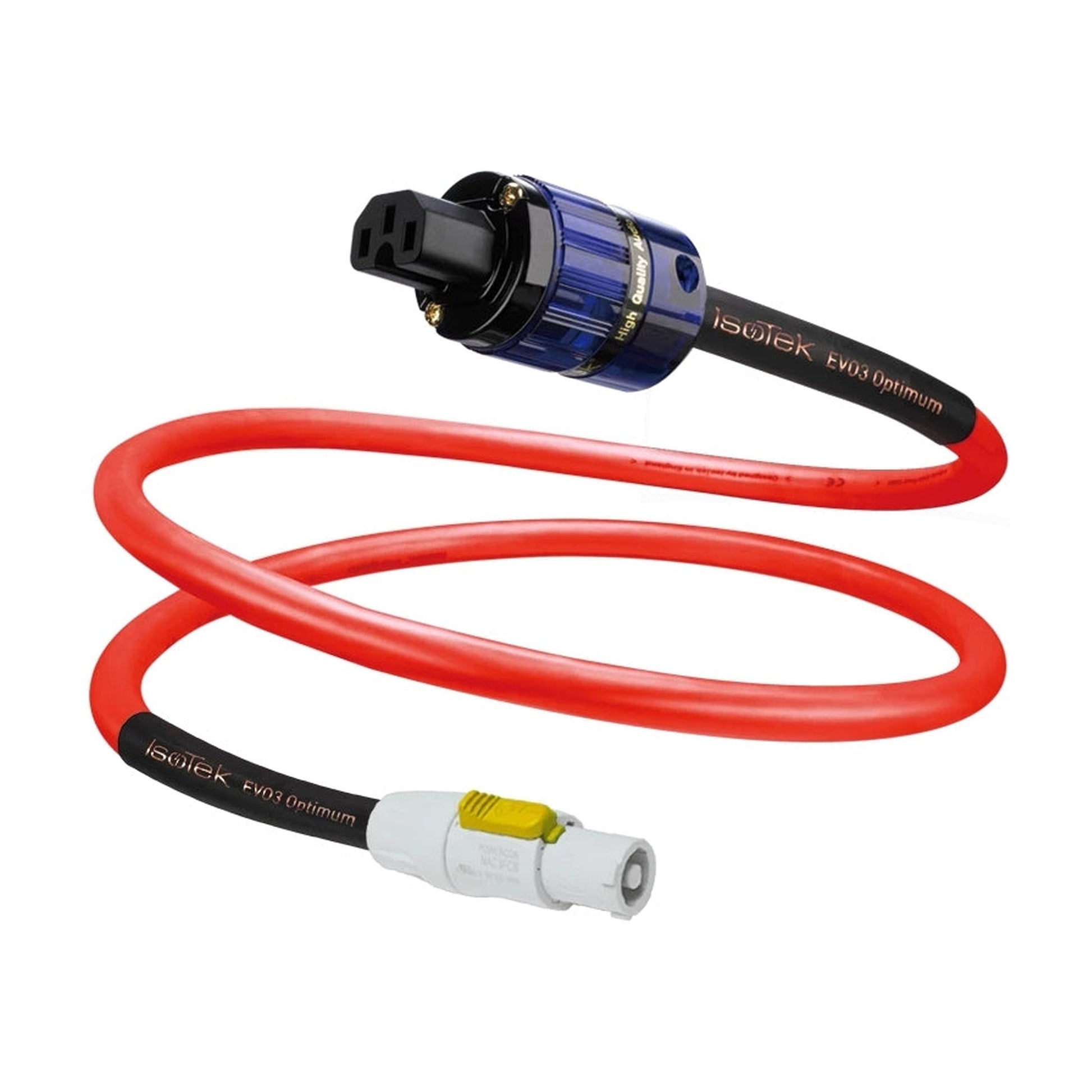 IsoTek EVO3 Optimum Netzkabel – powerCON- auf C13-Anschluss