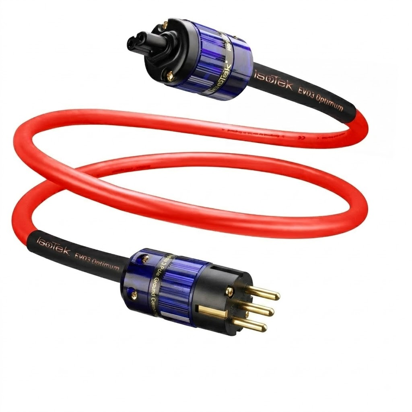IsoTek EVO3 Optimum Netzkabel – Schweizer Netzstecker auf C7-Kupplung