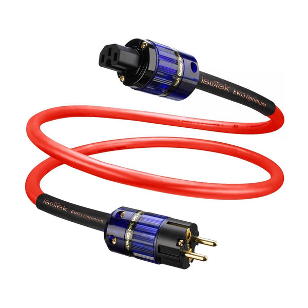 IsoTek EVO3 Optimum Netzkabel – Schuko-Stecker auf C13-Kaltgerätestecker