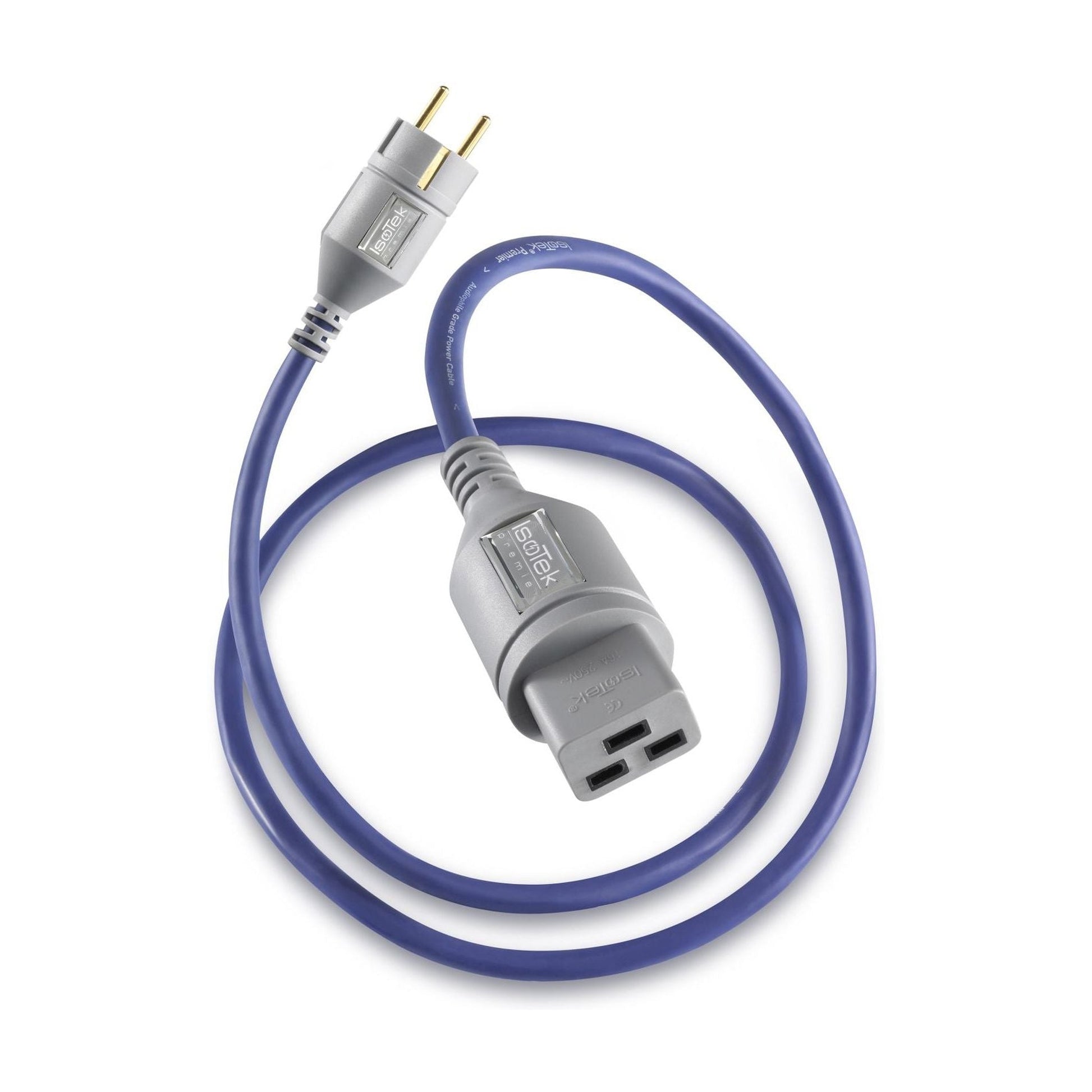IsoTek EVO3 Premier Netzkabel – Schuko-Stecker auf C19-Kupplung