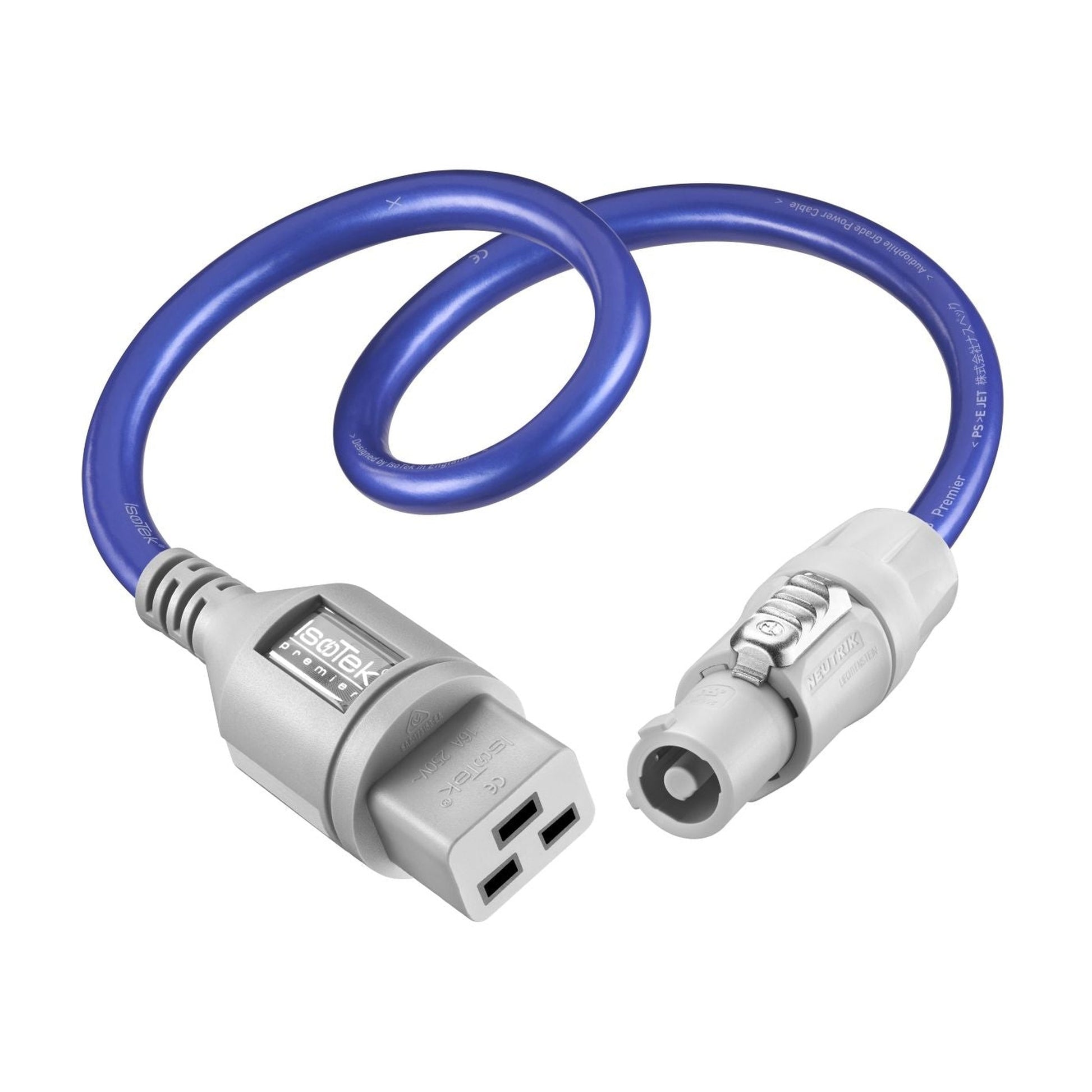 IsoTek EVO3 Premier Netzkabel – C19-Kupplung auf powerCON-Anschluss