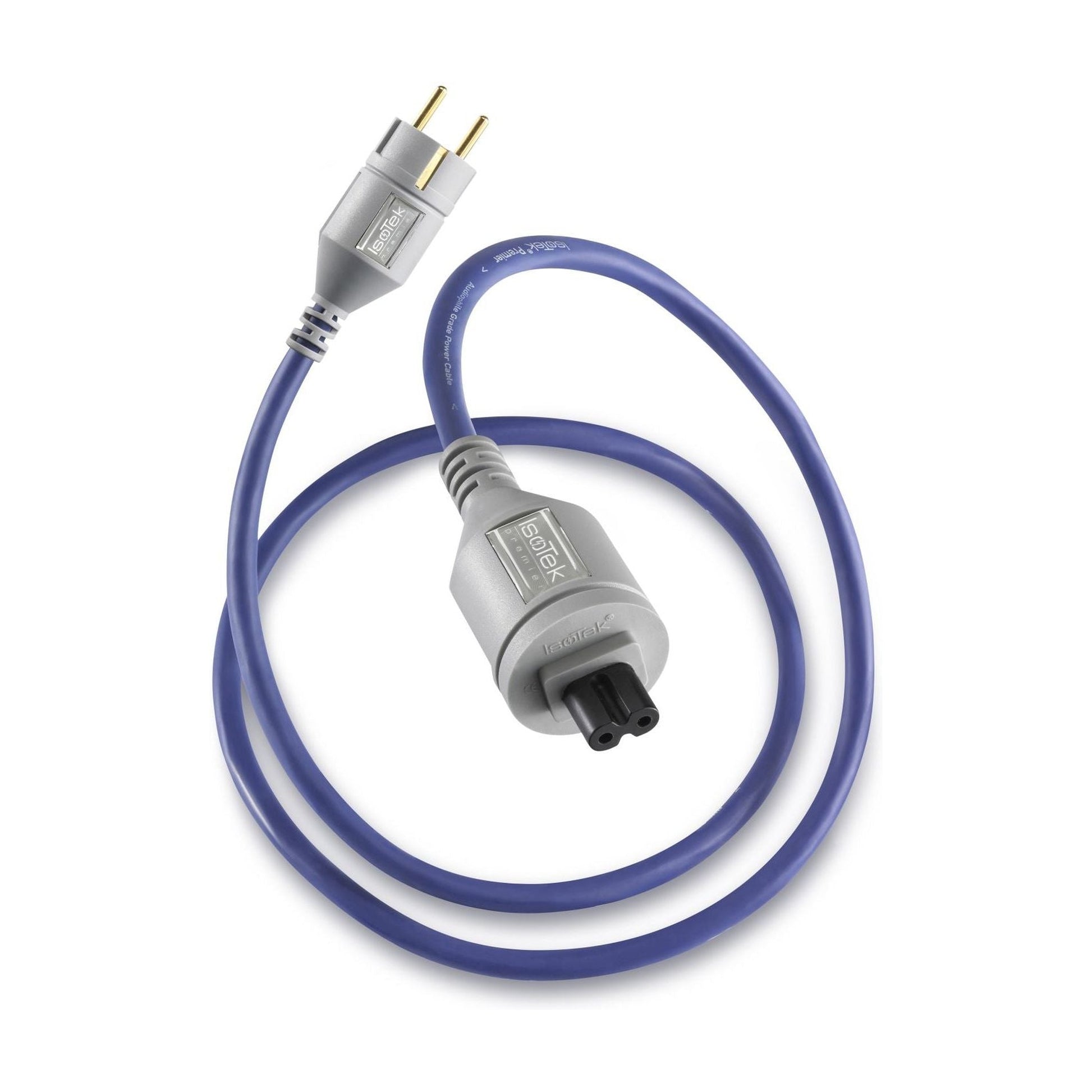 IsoTek EVO3 Premier Netzkabel – Schuko-Stecker auf C5-Kaltgerätestecker