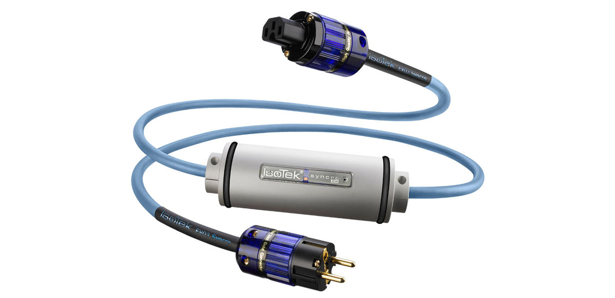 IsoTek EVO3 Syncro Netzkabel High-End Stromkabel Netzstrom DC-Blocker audiophil Produktansicht